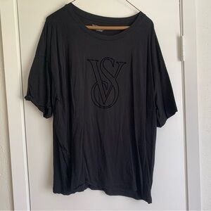 Victoria's Secret Black Oversized Tee